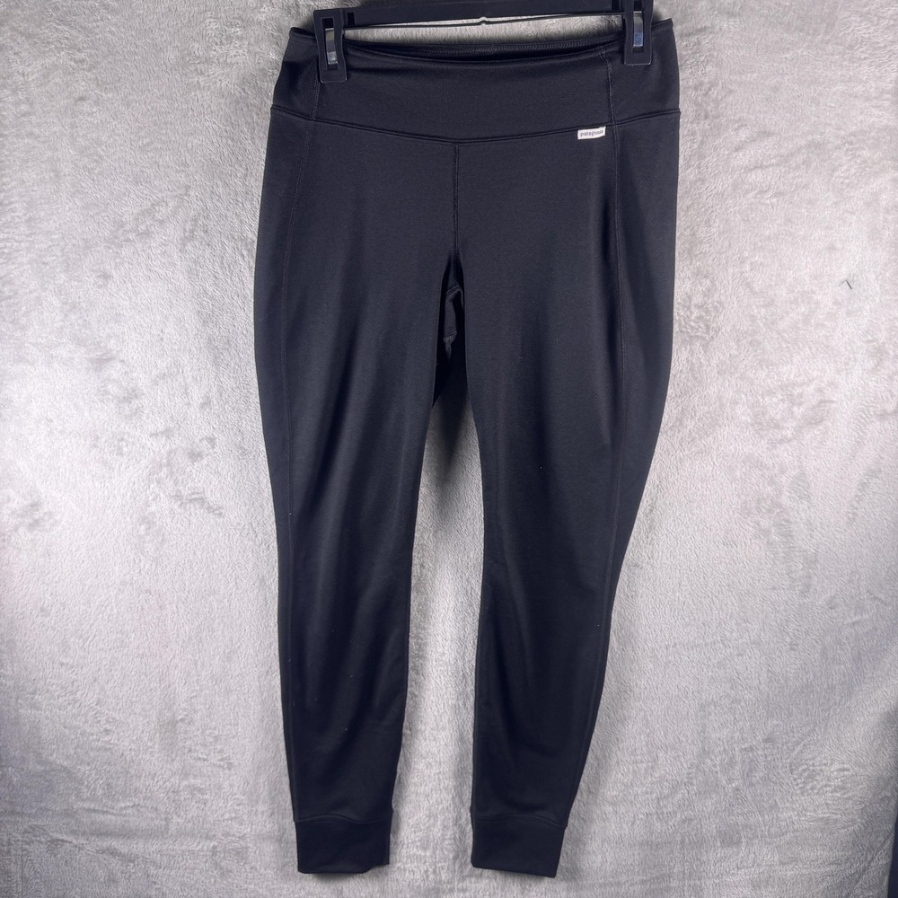 Patagonia Leggings Womens Medium Black Capilene Midweight Ankle Base Layer